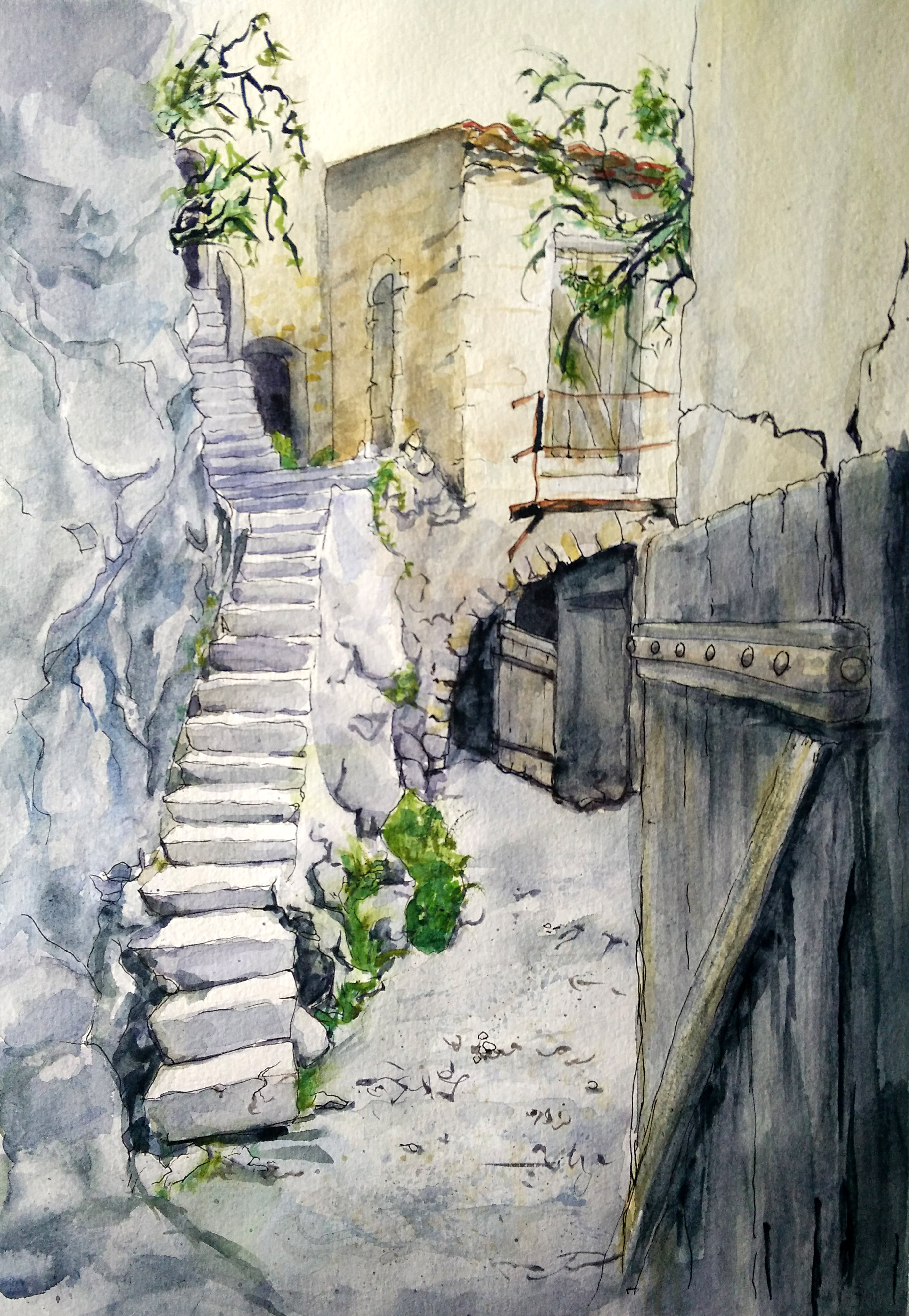 Entrevaux Stairs